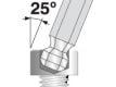 Modeco sett med unbrakonøkler hex type L 1,5–10 mm med kule, 9 stk (MN-54-120)