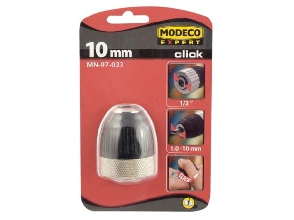 Modeco nøkkelløs drillchuck CLIK 1/2 10 mm MN-97-023