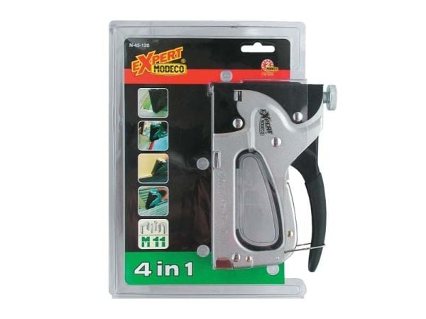 Modeco manuell stiftemaskin 4-i-1 med sklisikkert grep MN-45-120 M11 M36 M300