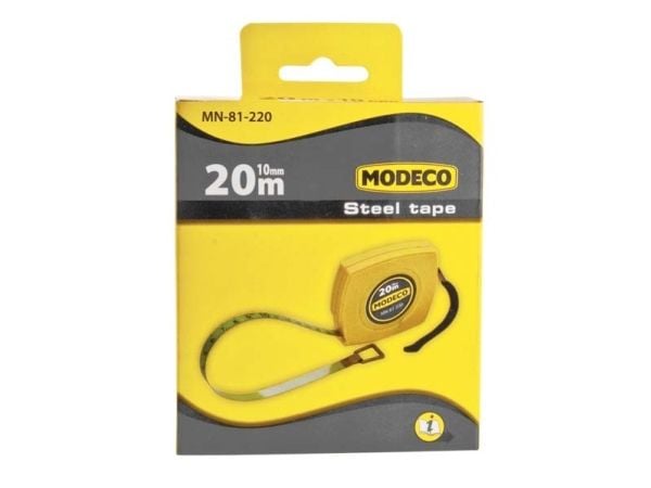 Modeco stål målebånd 30 m - MN-81-230