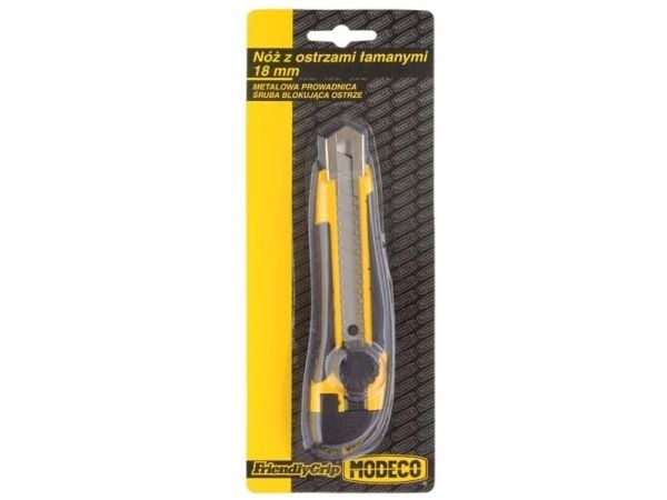 Modeco vaihtoteräinen veitsi, katkennut terä 18 mm FRIENDLY GRIP - MN-63-024