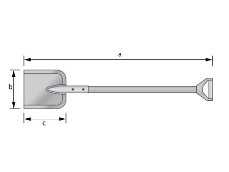 Modeco grave-/jordspade MN-79-316