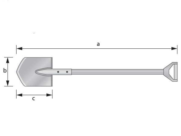 Modeco Skarp spade MN-79-382