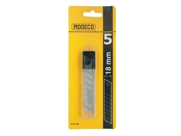 Modeco knivinnsatser 18 mm 5 stk (MN-63-102)