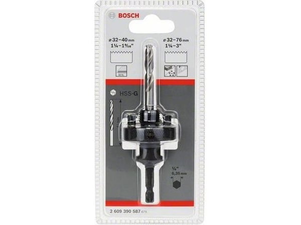 Bosch HULSAV ADAPTERI HEX 6,35MM 32-76MM M/BOR