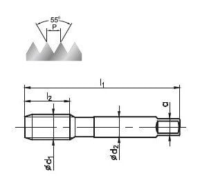 Fanar tuuman käsihana 1/8"2 kpl (A1-220001-3123)