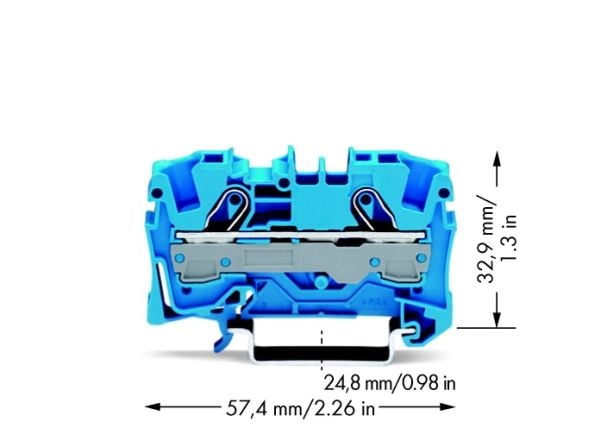 Wago 2006-1204, 7,5 mm, 57,5 mm, 32,9 mm, 800 V