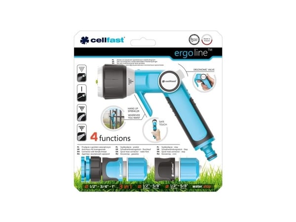 Cellfast  Ergo med spraypistol multifunksjon 1/2" (53-530)