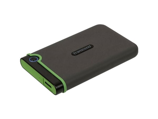 Transcend StoreJet 25M3, 1 TB, 2,5", 3.2 Gen 1 (3.1 Gen 1), 5400 rpm, grå