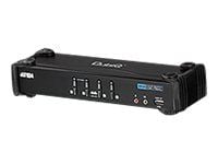 ATEN CubiQ CS1764A - KVM / lydsvitsj - 4 x KVM/lyd - 1 lokalbruker - stasjonær