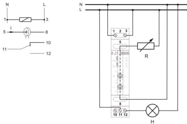 F&amp;F Yksitoiminen virtarele 230V AC 1P 16A - EPP-619 - EPP-619