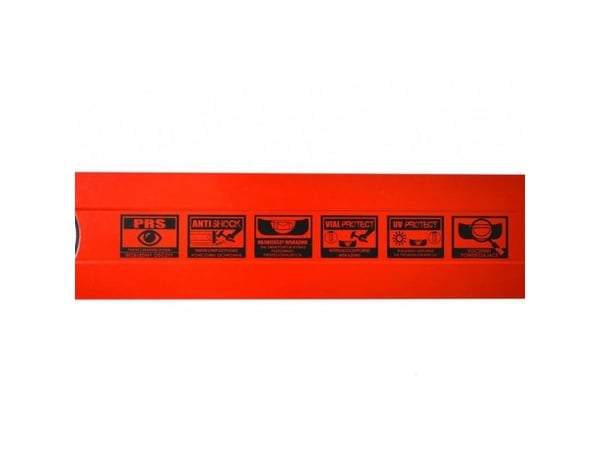 AWTools röd passare/vattenpass 100 cm 30003