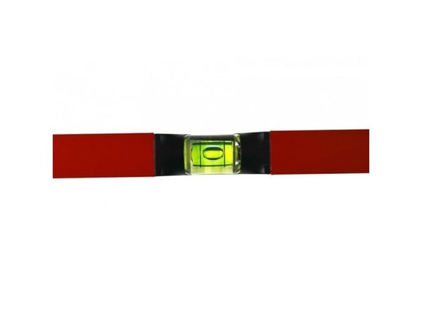 AWTools röd passare/vattenpass 100 cm 30003
