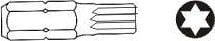 Jonnesway TORX-bitti T45x30mm 6-kulma 10mm (D130T45)