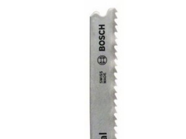 Bosch T 121 BF, Stikksagblad, Aluminium, Blad metall (medium tykk), Bimetall, 2 mm, 9,2 cm, 5 stykker
