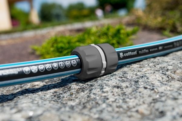 CELLFAST 50-605, Slangekontakt, 3/4", Hunkjønn/Hunkjønn, ABS, Polykarbonat (PC), Grå