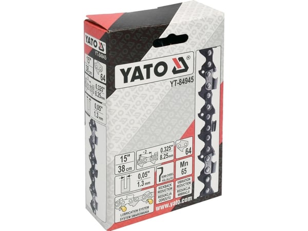 Yato YT-84945, Alle merker, 8,26 / 0,325 mm (0.325 / 0.325"), 38 cm