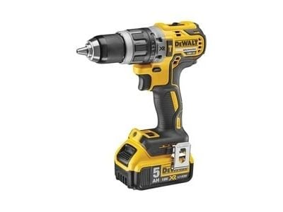 DeWALT XR DCD796P2-QW - Vasaraporakone/porakone - akkuporakone - 2-nopeuksinen - avaimeton porakori 13 mm - 70 N-m - 2 akkua - 18 V