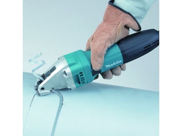 Makita JS1000 Platesaks, 380 W, stål 1,0 mm, rustfritt stål 0,7 mm, min. skjæreradius 30 mm