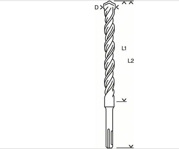 Wiertlo Bosch SDS+ 4 mm (2608831001)