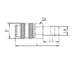 RECTUS Anslutning 6mm (12026)