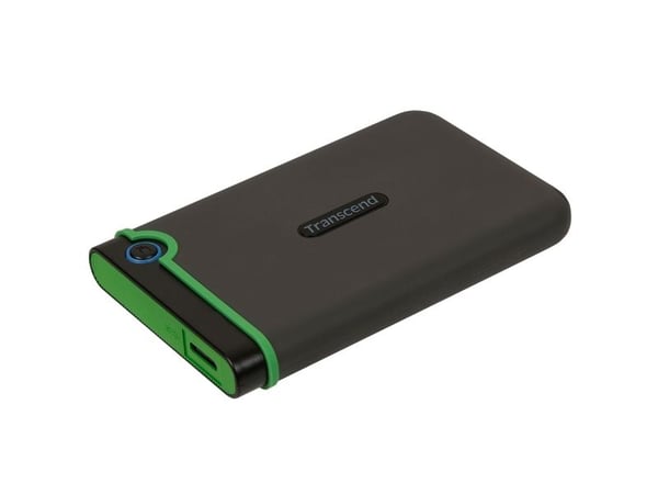 Transcend StoreJet 25M3, 1 TB, 2,5", 3.2 Gen 1 (3.1 Gen 1), 5400 rpm, grå