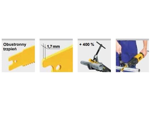 REMS ERIKOISTYÖKALU 200mm HAMMAS 3,2mm TERÄSPUTKILLE