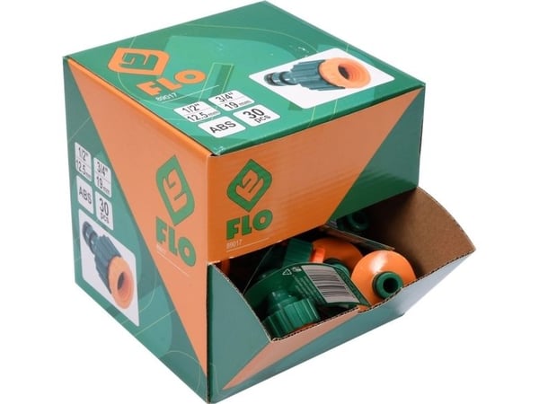 FLO TAPE TILKOBLING 1/2-3/4" BOX - 30 stk.