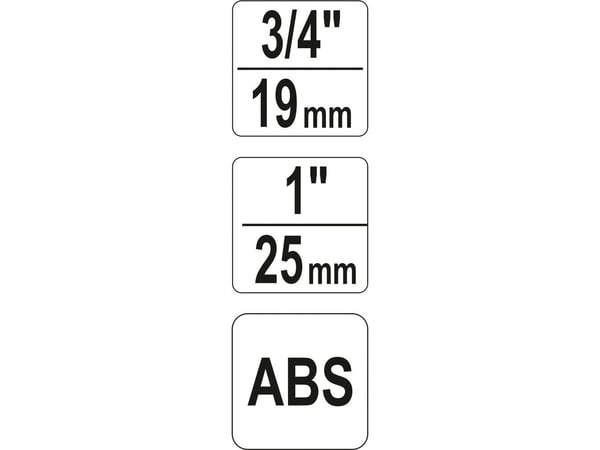 Flo Connection GW 3/4" laatikko 30kpl (89018)