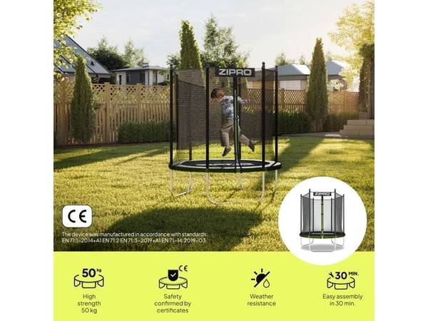 Jump Pro med ekstern nett 6FT 183cm