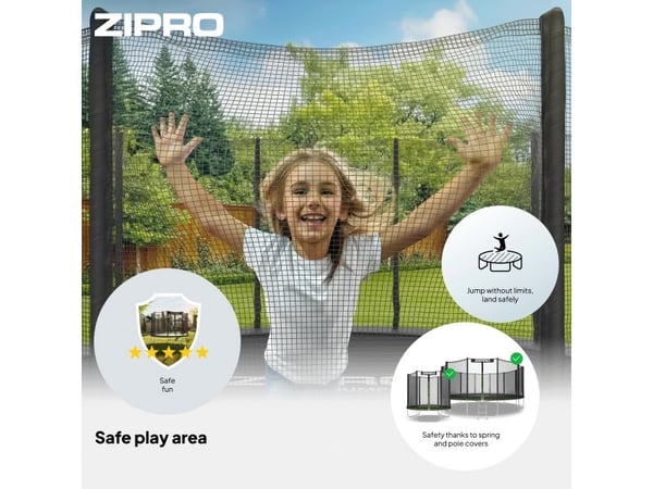 Jump Pro med ekstern nett 6FT 183cm