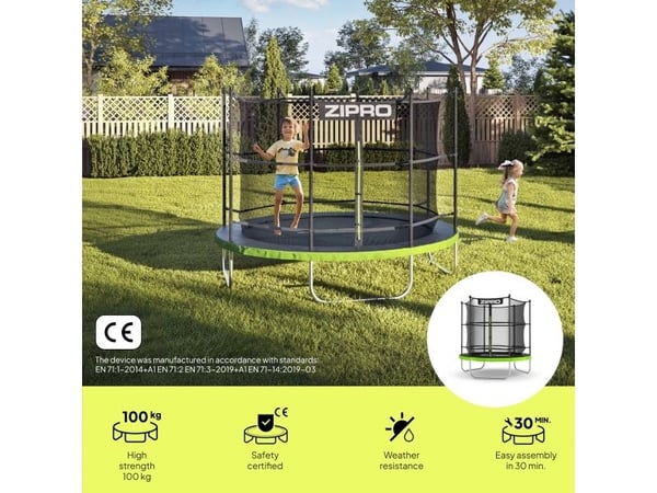 Jump Pro med innvendig nett 6FT 183 cm