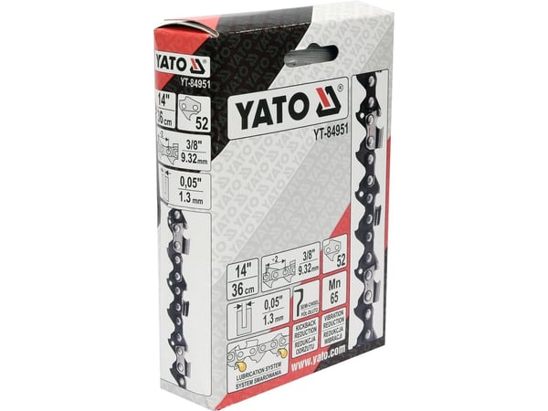 Yato YT-84951, Alle merker, Semi-meisel, 76,2 / 8 mm (3 / 8"), 9,52 mm, 36 cm, 1,3 mm