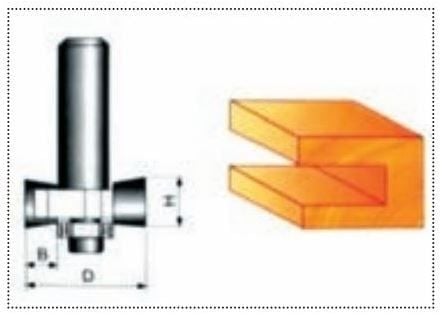 Condor puujyrsin 32 x 9,4 x 8mm varsi (CON-RB-305)