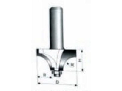 CONDOR fres til tre 8x32x9x11x15mm 906 for avrunding, med lager
