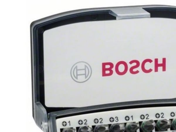Bosch - Spissett for skrutrekker - 32 deler - torx, phillips, pozidriv, hex, slot, inngrepssikret torx - lengde: 25 mm