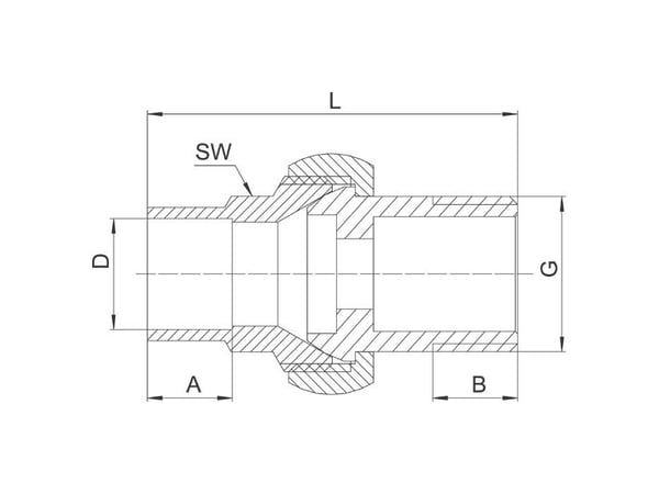 Ferro Reduktioliitin 11/4 x 1" messinki (M12Z)