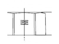 Gängad sexkantplugg 1/2" galvaniserad