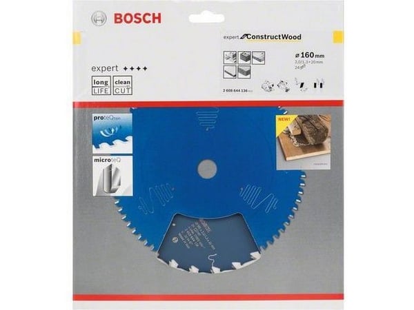 Bosch RUNDSAVKL 160X20X2MM 24T EXP CONSTRUCTWO