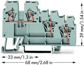 Wago 270-560, 5 mm, 68 mm, 39 mm, 250 V