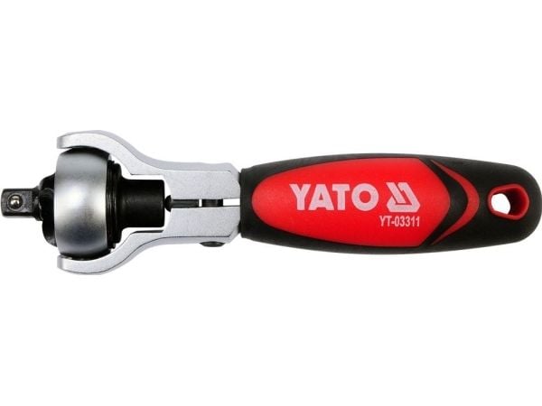 YATO RÄIKKÄ 1/4" 2IN1, KÄÄNTYVÄ PÄÄ