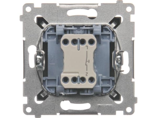 Kontakt-Simon DPR1.01/48, Trykknapkontakt, Plast, Antrasiitti, IP20, IP44, 250 V, 10 A