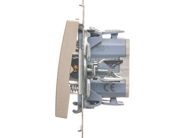Contact-Simon Simon 54 yksittäinen painike valaistuksella kultainen matta (DP1L.01/44)