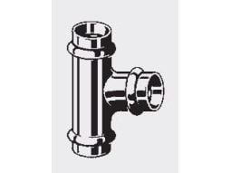 Viega reduksjonstilkobling T 22 x 15 x 15 mm gass (346 010)