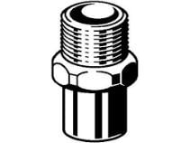 Viega overgangskobling 42 mm x 6/4" messing (106638)