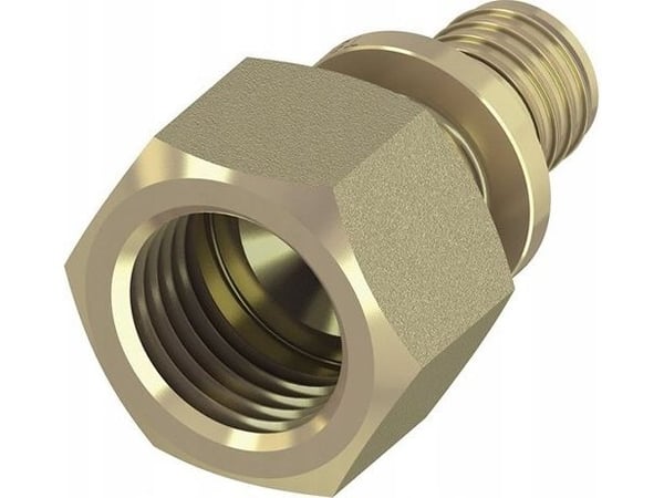 Tece overgangshylse 32 mm x 1" messing (705008)