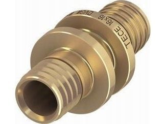 TECE Straight connector 32 x 32mm brass (706032)