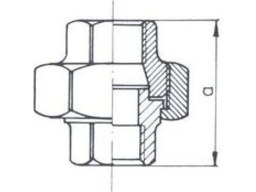 Dobbel-lags flat støpeplate med pakning 1/2" uten kant galvanisert