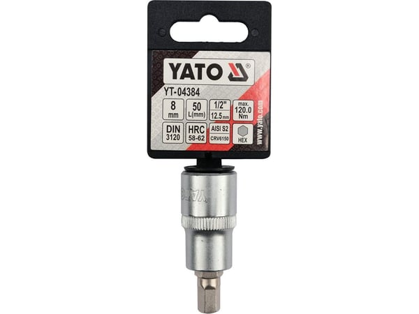 Yato kuusiokolo 1/2" H8 x 55mm (YT-04384)