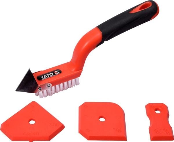 Yato YT-52621, Tetningsmassefjernerverktøy, Rød, Plast, 3 stykker